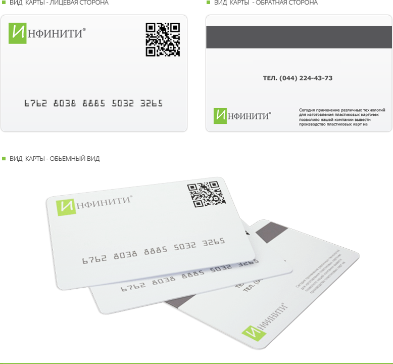 Magnetic plastic card